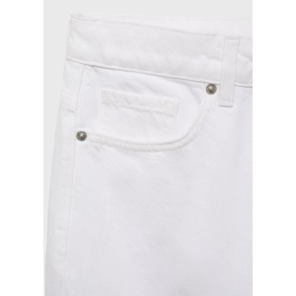 MANGO Midrise Straight Jeans in White Sz 14 - Picture 4 of 14